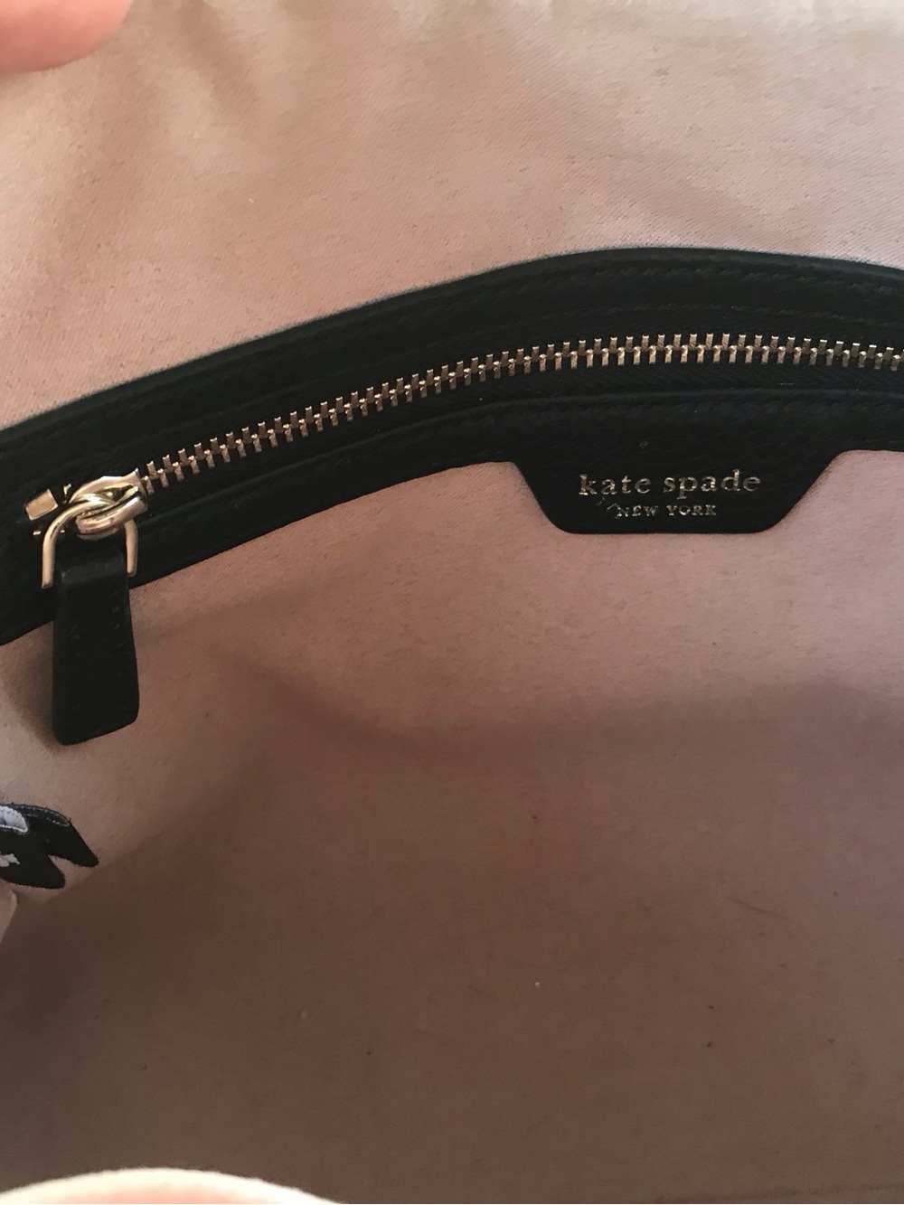 kate spade Black Pebbled Leather Shoulder Hobo Bag - Picture 9 of 10